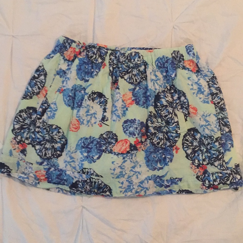 J Crew Floral Spring Skirt